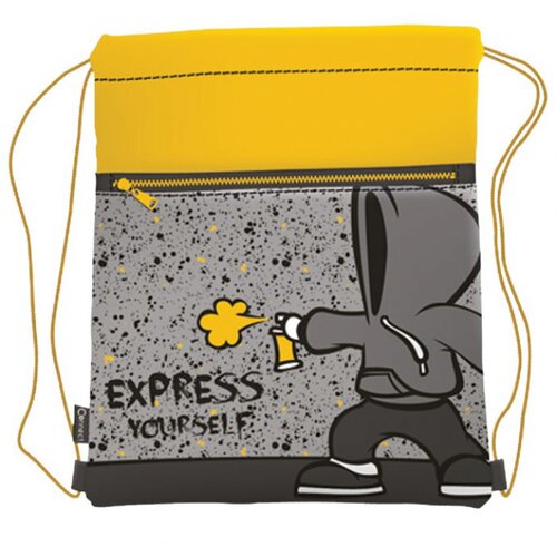  VREĆICA ZA TJELESNI EXPRESS YOURSELF CONNECT SIVO-ŽUTA * DO ISTEKA ZALIHA Slike