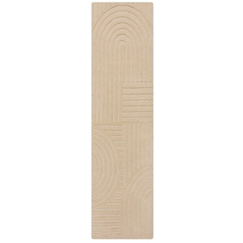 Flair Rugs Bež vunena staza 60x230 cm Zen Garden - Cijene