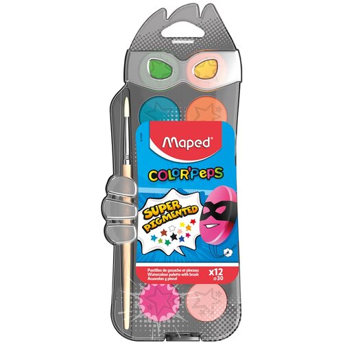 Maped Color’s Peps Vodene barvice, premer 30 mm, 12 barv Cene