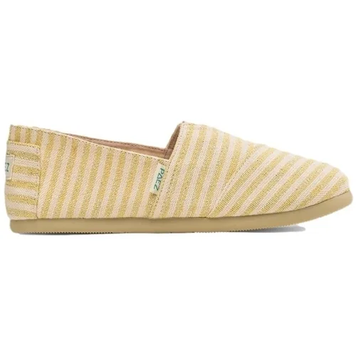 PAEZ Espadrile Gum Classic W - Surfy Lurex Oro Pozlačena