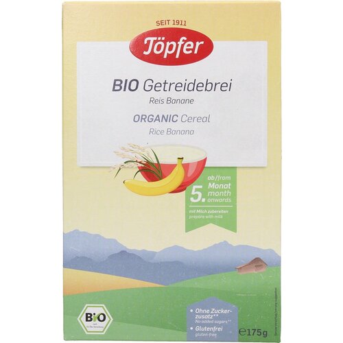 Töpfer Bio žitna kaša - riž & banana - 175 g Cene