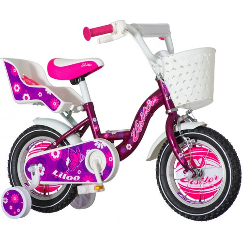 Visitor LIL120 liloo 12" deč. bic. ljubičasta boja kontra 2020 EUR1 @ - dečiji bicikli Cene