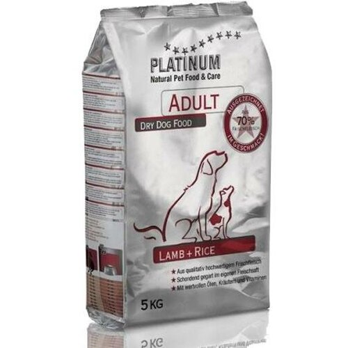 Platinum Hrana za pse Jagnjetina i pirinač Dog Adult All 5kg Slike