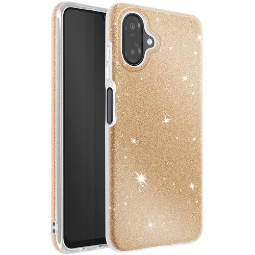 AVIZAR Ovitek za Galaxy A07, dvomaterialna zasnova in bleščeč zaključek, Zlata, (5000190030) Cene