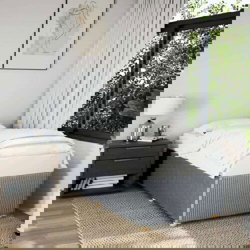  Okvir za krevet svjetlosivi 90 x 200 cm od tkanine Slike