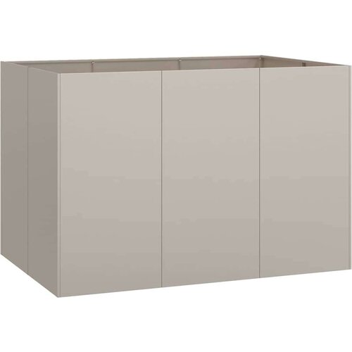 vidaXL Planter Rusty 120x80x80 cm Vremensko odporno jeklo Cene