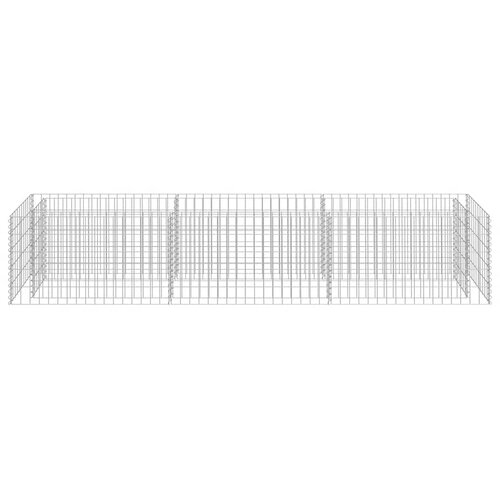 Gabionska sadilica od pocinčanog čelika 270 x 50 x 50 cm Slike