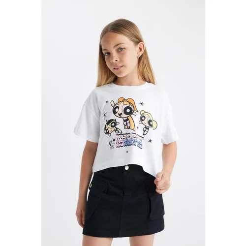 Defacto Girls' PowerPuff Girls Short Sleeve T-Shirt