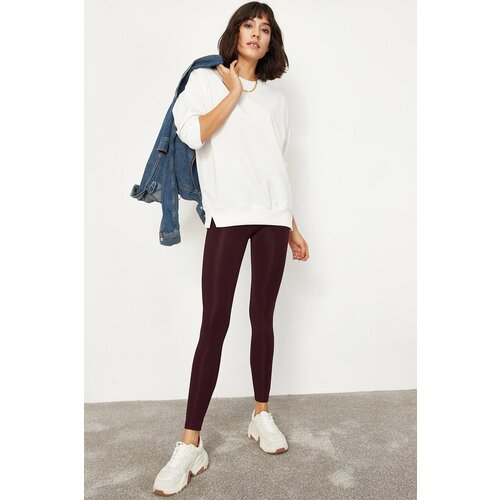 Bianco Lucci Women&amp;#039;s Long Plumper Disco Leggings with a Belt, Constructive Shiny Slike