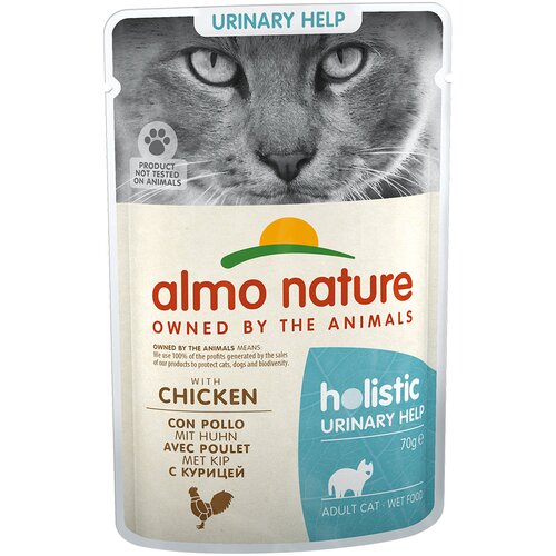 Almo Nature Holistic Urinary Help 70 g - 12 x s piletinom Slike