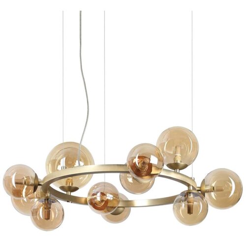 Ideal Lux led luster na sajli perlage 11xG9/3W/230V prečnik 73 cm zlatna/dimna Cene