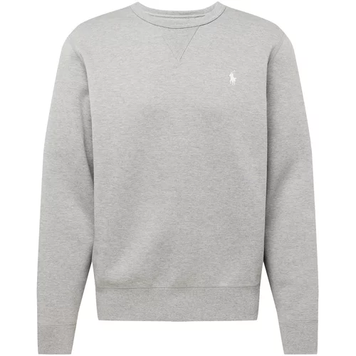 Polo Ralph Lauren Sweater majica siva melange / bijela