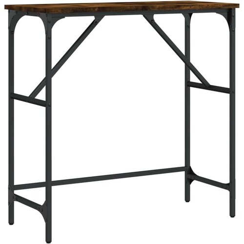  Konzolni stol boja hrasta 75 x 32 x 75 cm konstruirano drvo Slike