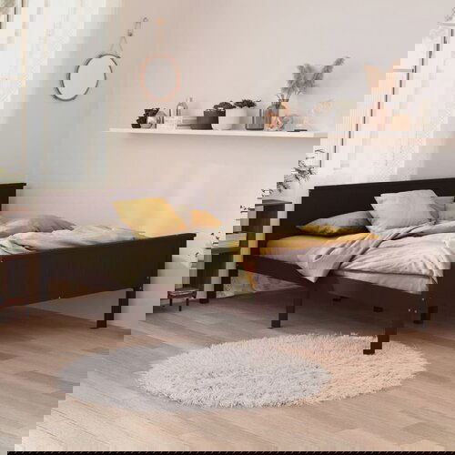 Furnova Posteljni okvir temno rjav iz trdne borovine 140x200 cm, (21934056) Slike
