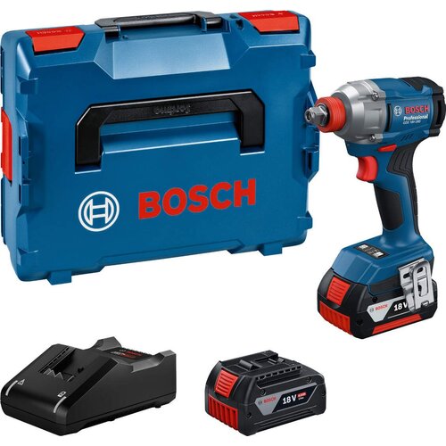 Bosch Akumulatorski udarni odvrtač GDX 18V-285, 2x4,0Ah + punjač + L-BOXX kofer 06019N2102 Cene