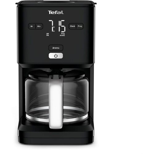 Tefal črn aparat za filter kavo smart'n'light CM600810 – Cene