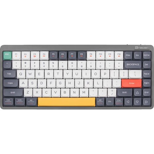 Tracer Tastatura sa osvjetljenjem, USB/BT/WiFi, gaming, mehanička - FINA 84 Grey Cijene