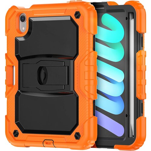 JTech Ohi&scaron;je za iPad Mini 6 8,3" 2021 z naramnico oranžno, (22025429) Cene