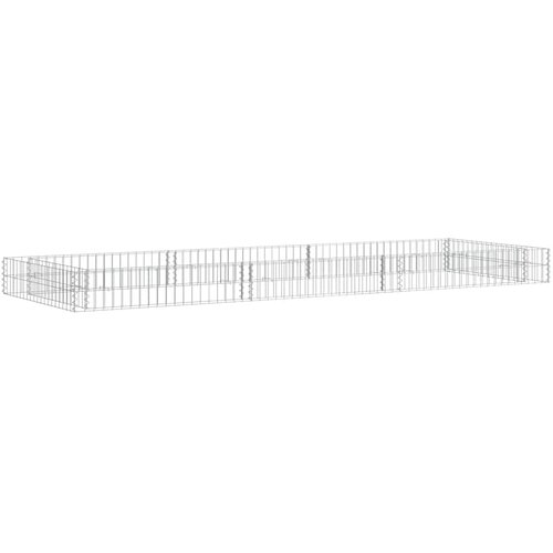  Gabionska povišena gredica od pocinčanog čelika 300x100x20 cm Cene