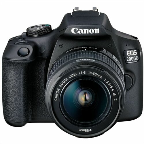 Canon eos 2000D bk 1855IS+SB130+16GB see Slike
