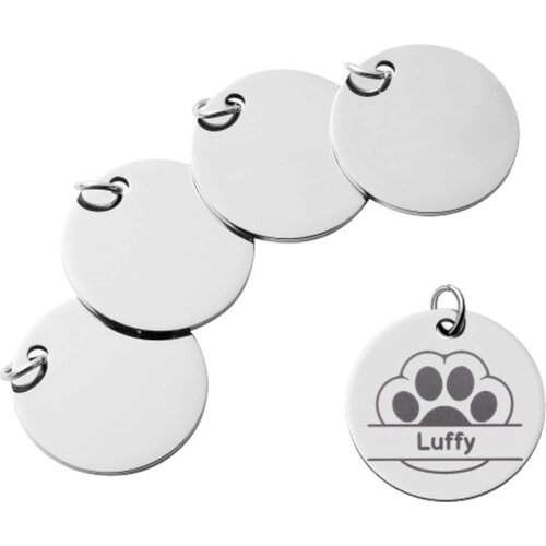 Bambu Lab Round Stainless Steel Tag - Small Slike