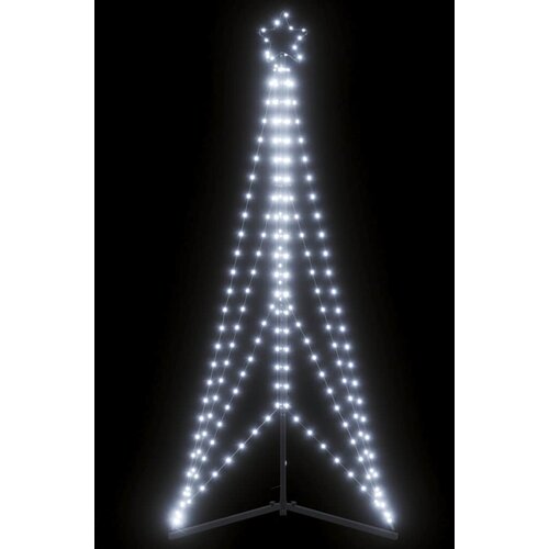VidaXL LED božićno drvce 363 LED hladno bijele 182 cm Slike