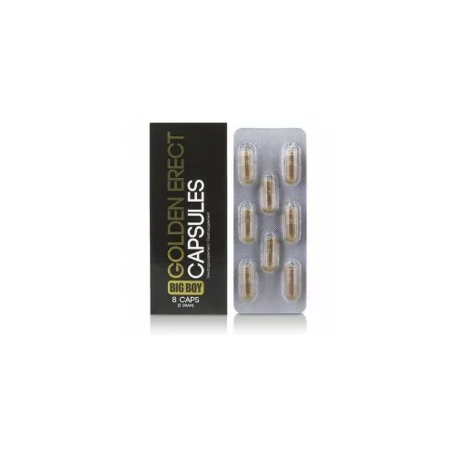 Cobeco Pharma erekcijske tablete Golden Erect, 8 kapsula