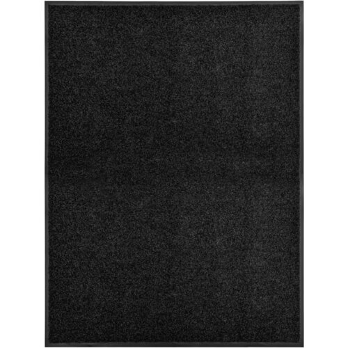vidaXL Pralni predpražnik črn 90x120 cm Cene