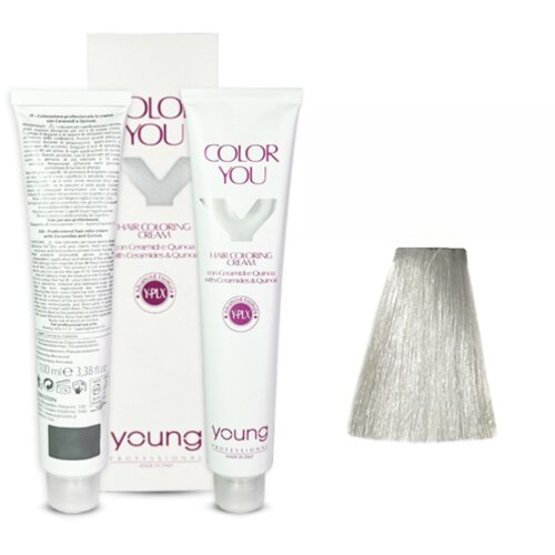 YOUNG Farba za kosu No.11.12 Silver superlightener, 100ml Cene