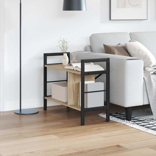 vidaXL Polica Sonoma hrast 75 x 30 x 58,5 cm Konstruirano drvo Cijene