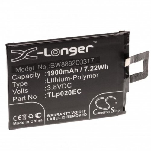 VHBW Baterija za Alcatel One Touch Pop Up, 1900 mAh Slike