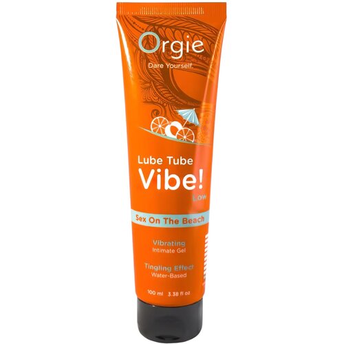 Orgie Lube Tube - intim gel s efektom peckanja - Sex on the Beach (100ml) Slike