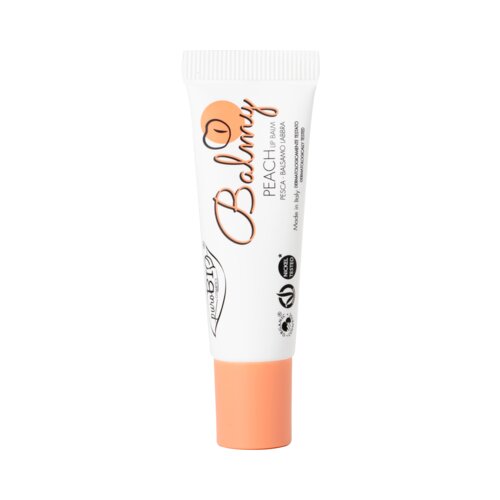 PuroBIO cosmetics Balzam za ustnice Balmy - 03 Breskev Slike