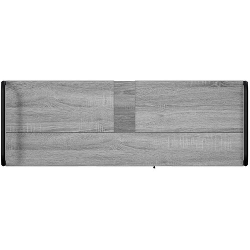  Set ormarića za kupaonicu 3 kom. Siva Sonoma 40 x 36 x 99 5 cm - Siva Sonoma Ormar ispod sudopera (1 vrata i 2 police) + viseći Slike