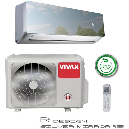 Vivax COOL klima ACP-12CH35AERI+ 3,5kW R32 SILVER MIRROR SET - Cene