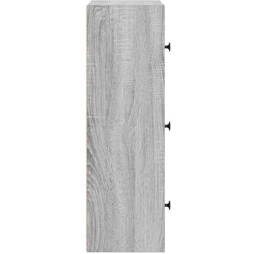 VidaXL Regal za knjige boja hrasta 40x24x77 cm konstruirano drvo Slike