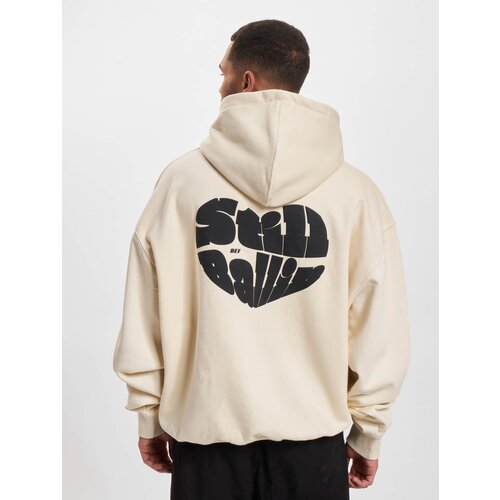 DEF Men's Sweatshirt with Printed Back - beige Slike