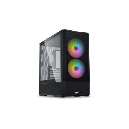 Lian Li Računalni&scaron;ko ohi&scaron;je LANCOOL 207, ATX, Midi-Tower, ARGB, kaljeno steklo, črno Cene