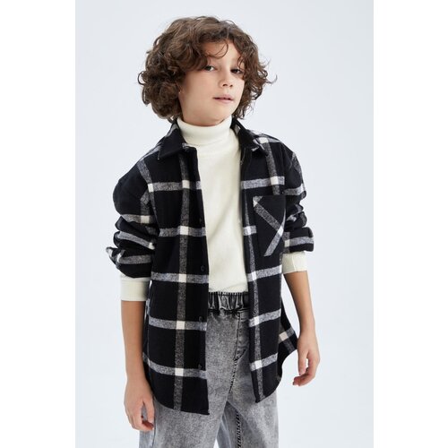 Defacto Boy's Long Sleeve Flannel Shirt Slike