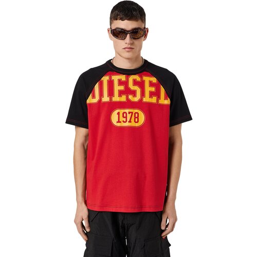 Diesel T-shirt - T-RAGLEN T-SHIRT multicolor Cene