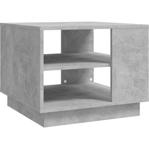 Maison Chic Klubska mizica - kavna mizica - Nizka mizica betonsko siva 55x55x43 cm iverna plošča, (21754712) Cene