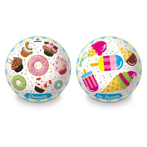 Mondo Toys sladoledi i krafne bioball gumena lopta 23cm Cene
