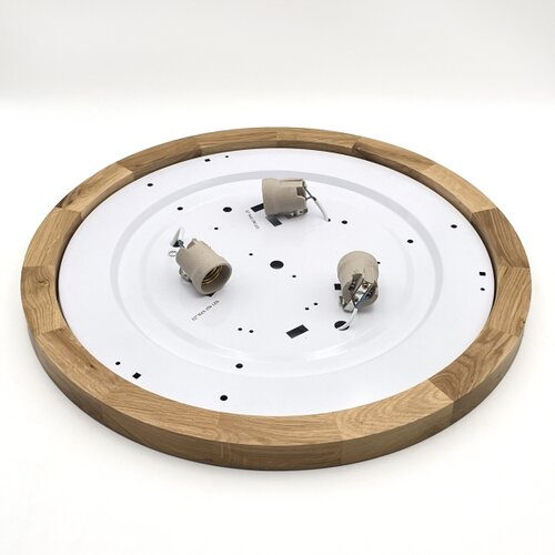  Brilagi - LED plafonsko svetlo BELLADONNA 3xE27/15W/230V prečnik 50 cm bela/hrast Slike