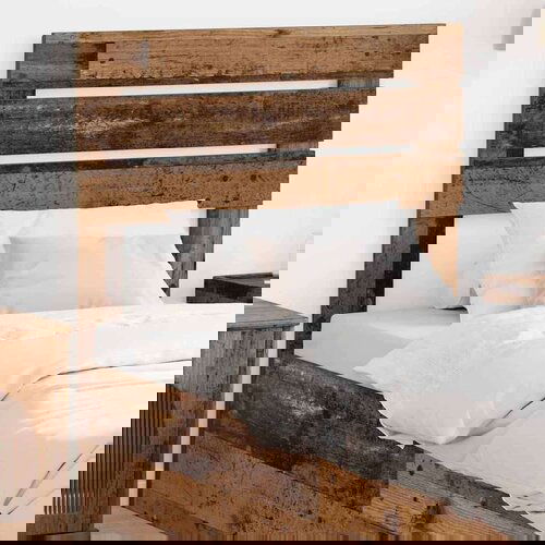  Uzglavlje s uzglavljem Staro drvo 80 cm Konstruirano drvo Cijene