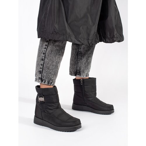 Shelvt Women's black comfortable snow boots Cijene