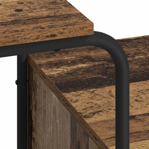 Stol s pohranom Staro drvo 131.5 x 50 x 75.5 cm - Staro drvo Slike