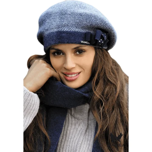 Kamea Woman's Beret K.16.016.12 Navy Blue