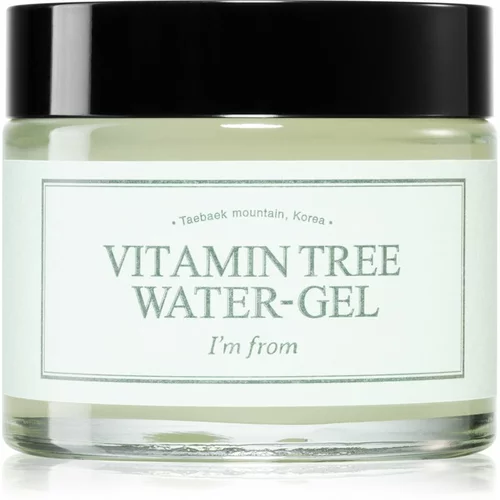 I'm from Vitamin Tree obnovitvena gel krema za osvetljevanje kože in hidratacijo 75 g