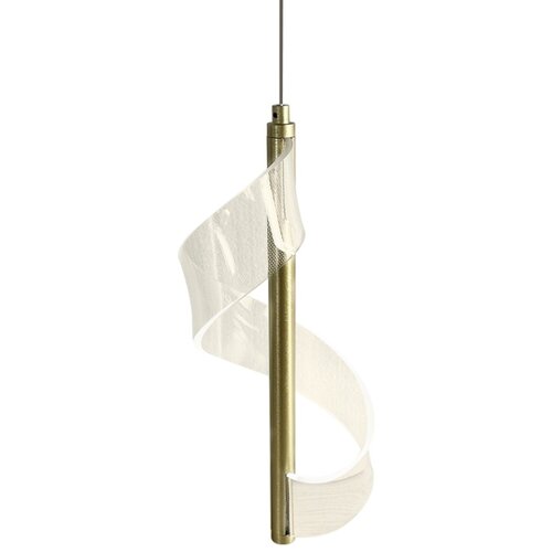  LED luster na sajli LARGO LED/10W/230V zlatni Slike