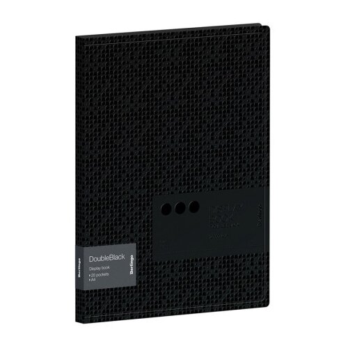 BERLINGO DoubleBlack, 20 folija A4 crna Fascikla sa folijama ( 04CSB299465 ) Cene